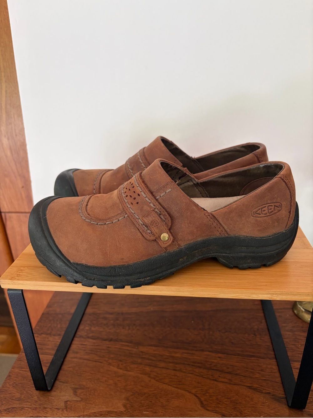 Keen Brown Slip-On Casual Shoes